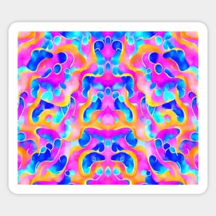 Pink Aesthetic Abstract Psychedelic Pattern 2 Sticker